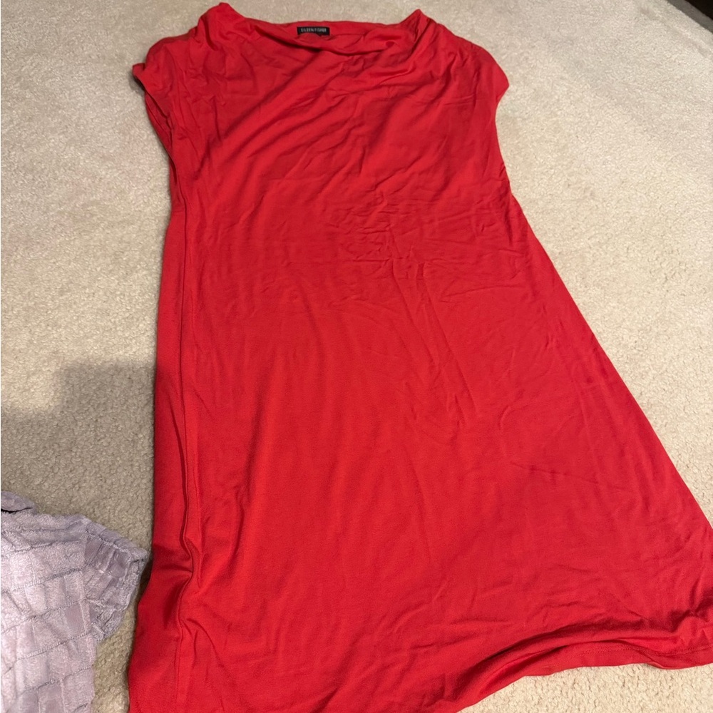 Eileen Fisher Bold Red Garment